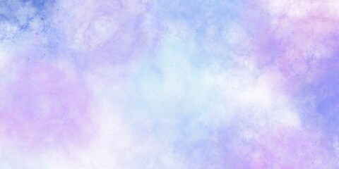 Abstract colorful blurred background with pastel shades of blue, lilac colors. Fantastic cloudy sky.