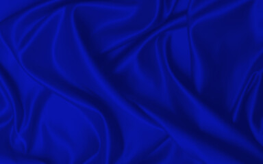 Blue background flag on fabric texture