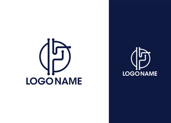 Letter P Logo Design - Logo Design Template