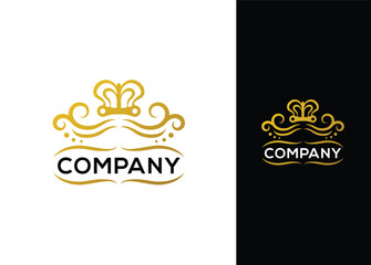 Crown Logo Design - Logo Design Template

