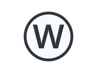 Wet Cleaning Laudry Symbol. 