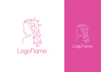 Beautiful Woman Logo Design - Logo Design Template