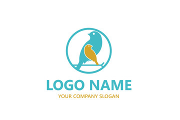 Minimalities Bird logo hipster vintage retro vector icon illustration