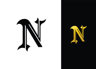 Letter N Logo Design - Logo Design Template