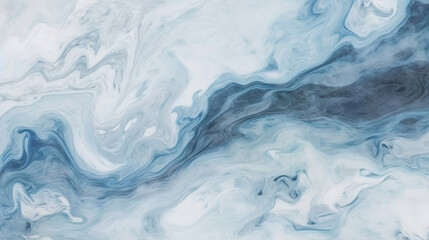 Blue marble pattern. Abstract texture and background, generative ai 