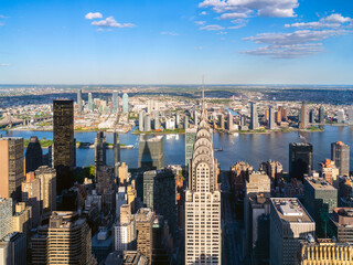 Skyline of Manhatten..Midtown, Manhatten, New York City, NY, United States of America