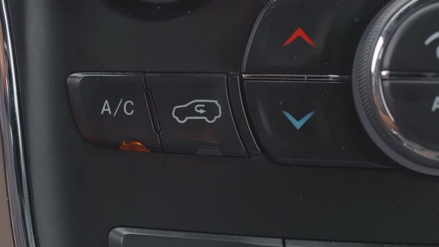 Turning AC unit in a car