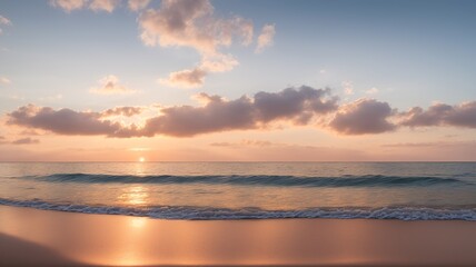 A Picture Of A Delightfully Whimsical Sunset Over The Ocean