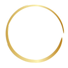 Golden grunge circle, golden Circle, circle border