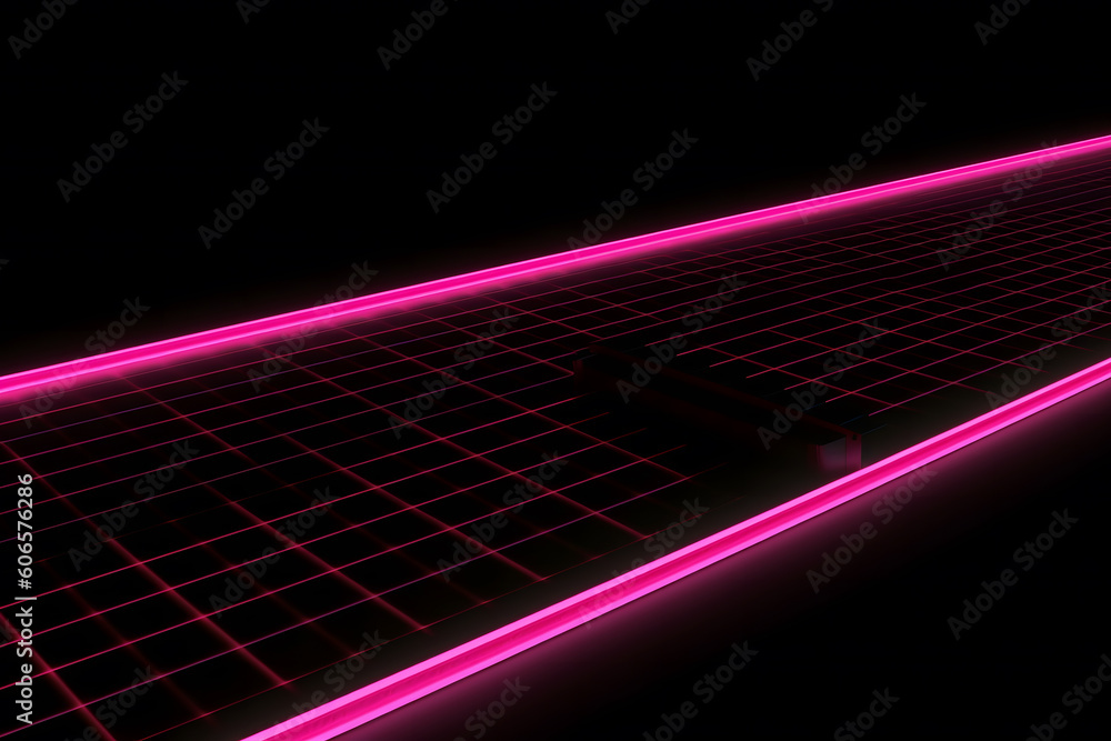 Canvas Prints abstract neon light arrows background. neural network ai generated art generative ai
