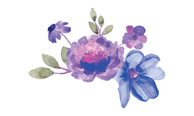 flower watercolor illustration art, watercolor flowers, watercolor, watercolor art