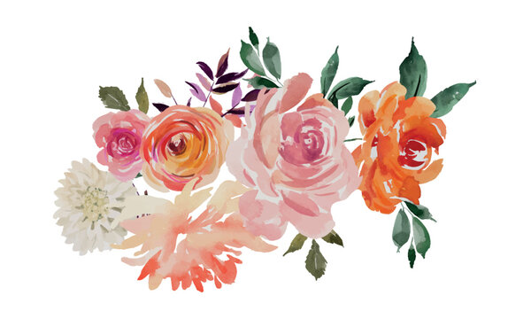 Free Vector  Watercolor painted antique market collection