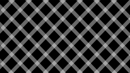 Diagonal white plaid in the black background