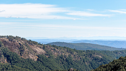 Fototapeta na wymiar Landscape of Sierra de Gredos in Avila, Spain