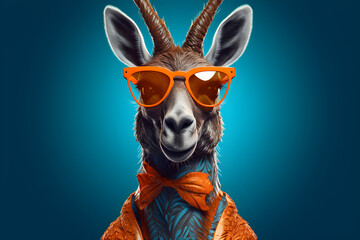 Funny animals wearing sunglasses 