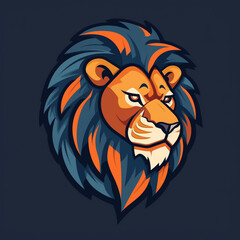 Lion Logo Social Media Logo Sport Team Logo Vector Style Logo