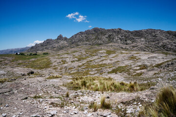 Fototapeta na wymiar Natural texture. View of the rocky mountains. 