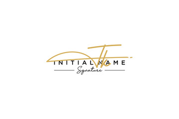 Initial TK signature logo template vector. Hand drawn Calligraphy lettering Vector illustration.