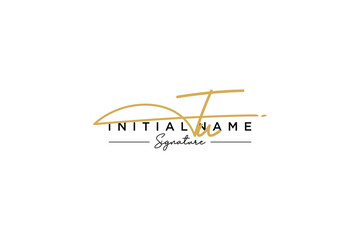Initial TU signature logo template vector. Hand drawn Calligraphy lettering Vector illustration.