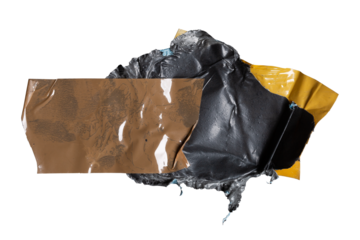 adhesive tape masking tape collage art with different elements grunge style png isolated on transparent background