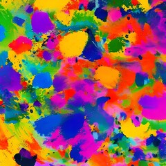 1182 Abstract Ink Blots: A creative and expressive background featuring abstract ink blots in striking and contrasting colors that evoke a sense of spontaneity and artistic expression5, Generative AI