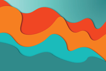 abstract background with waves