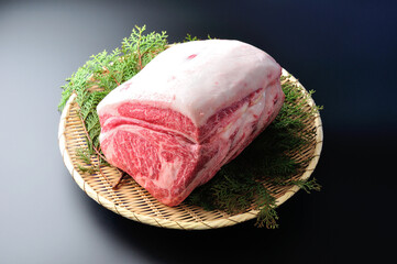 牛肉 ブロック ブランド牛 高級食材 - obrazy, fototapety, plakaty
