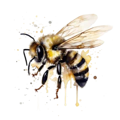 Bee watercolor (Generative AI) © Katrine