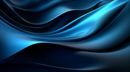 blue and black elegant gradient background banner abstract background Generative AI stock illustration