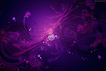 Vibrant purple abstract background with swirling pattern, Generative ai