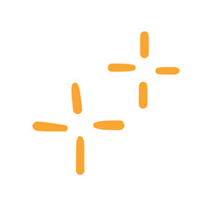 hand drawn doodle elements motion effect lines For a lovely party decoration for children.