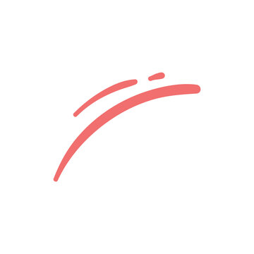 hand drawn doodle elements motion effect lines For a lovely party decoration for children.