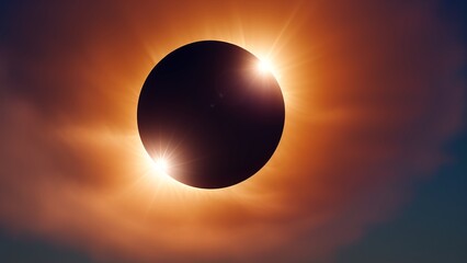 An Image Of A Breathtakingly Immersive Image Of A Solar Eclipse