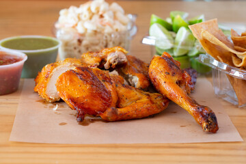 medio pollo