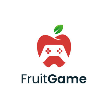 Modern apple and board game combination logo. It is suitable for use for game logos.