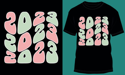 Happy New Year 2023 T-shirt Design