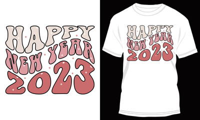 Happy New Year 2023 T-shirt Design