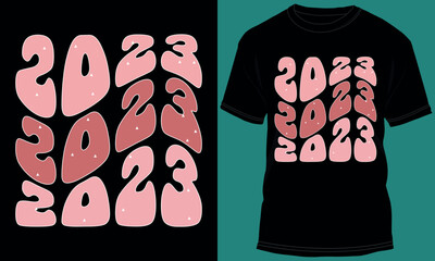 Happy New Year 2023 T-shirt Design