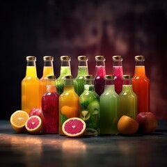Indulge in the Blissful Blend: Nature's Refreshing Symphony, Healthy organic smoothie concept. Generated by AI