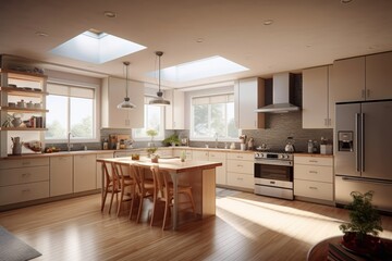 professional catalog image with full kitchen view Cinematic Editorial Photography