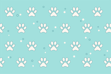 wildlife-inspired paw print pattern background for your next project