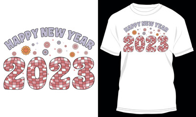 Happy New Year 2023 T-shirt Design