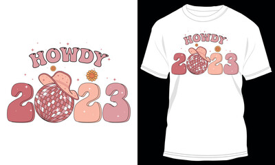 Happy New Year 2023 T-shirt Design