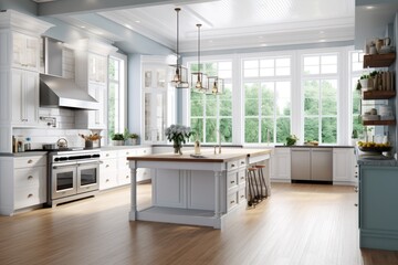 professional catalog image with full kitchen view Cinematic Editorial Photography