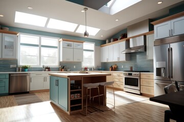 professional catalog image with full kitchen view Cinematic Editorial Photography
