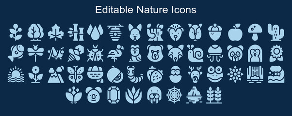 Ecology and Environment related color line icon set. Nature and Renewable Energy colorful linear icons. Eco friendly and Eco line icons flat color outline vector sign collection.