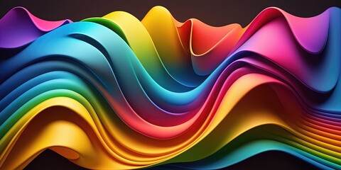 abstract 4k colorful background, generative ai