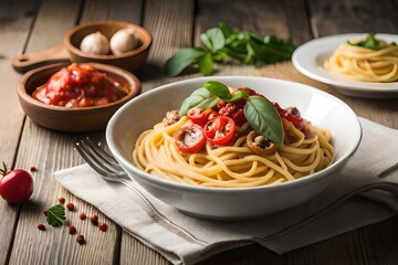 Fetapasta. Trending viral Feta bake pasta recipe made of cherry tomatoes, feta cheese, garlic and herbs in a casserole dish.