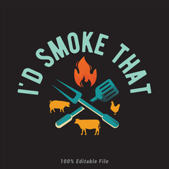bbq grill t shirt design