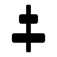 V Align Center Icon